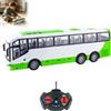 Generisch Bus telecomandato 1/30, simulazione wireless, grande veicolo RC con effetti luminosi, per interni ed esterni, idea regalo (verde, 31,5 x 11,5 x 8 cm)