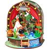 Rolife Casa Miniatura DIY Moomintroll's Forest Camp Book Nook 3D Puzzle