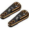 QUARKZMAN 2pz Alluminio Lega 25T Braccio Servocomando Corno Oro per 1/10 | Accessori Auto RC/Barca/Aereo, Barca