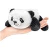 Wonder Sprout Peluche Sdraiato 18cm - Carino Animale di Peluche Piatto da Palmo, Morbido Orsacchiotto Giocattolo Sensoriale per Bambini & Adulti, Mini Compagno da Scrivania & Regalo (Panda)