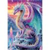 Ulord Puzzle da 300 pezzi per adulti drago di cristallo puzzle 38 x 25,4 cm