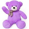 YunNasi Orso di Peluche Enorme Morbido Orsacchiotto Gigante Peluche Giganti XL (100cm, Viola)