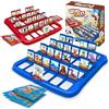 FCXVXCL Chi è il Gioco Chi è Divertente Gioco da Tavolo 2 Giocatori Giochi di Pensiero Logico Intellettuale Divertimento Classico Giochi di Indovinazione per Feste Cene