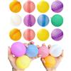 BTACGWP Bombe d'Acqua Riutilizzabili in Silicone, Set da 12 con, Riempimento Rapido Manuale, Gioco Estivo Sicuro e Ricaricabile per Piscina e Spiaggia
