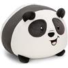 NICI peluche Chill-NICI panda 30x34cm - nero - Morbido peluche, carino da coccolare e giocare, per bambini e adulti, un'ottima idea regalo - 61695