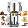 Mechprip Mulino Elettrico per Cereali e Macina Spezie 2000g 3600W, Tipo Oscillante | Funzione di Timer e Filtro a Rete, 430 Acciaio Inox, Stop all'apertura del Coperchio, Macina Semi, Legumi, Spezie