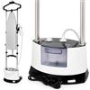 Venkillian Ferro da Stiro Verticale: Stiratrice a Vapore Verticale 1400 W 6 Bar con Asse Pieghevole Serbatoio 1.6 L 12 Livelli per Camicie Vestiti Tende e Biancheria Casa