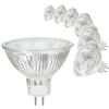 CNMTCCO Set di 6 faretti alogeni MR16 GU5.3 20 W 12 V dimmerabili 2700 K bianco caldo perfetto 210 lm lampadina alogena riflettore per proiettore alogeno montaggio e illuminazione su binari angolo