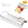 DAZZTIME Mini Sigillatrice per Sacchetti,2 in 1 Sigillatore Termico per Sigilla Sacchetti,Macchina Termica Portatile,2 in 1 Sigilla Sacchetti con Taglierina,per Sacchetti di Plastica e Snack