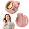 ACTOYS Mini ventilatore a clip, portatile, silenzioso, senza pale, con clip (Rosa)