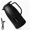 Behogan Bollitore elettrico da 1,2 litri per auto: 12 V - 24 V per auto, bollitore elettrico portatile in acciaio inox, con accendisigari da 12/24 Volt, bollitore da viaggio per campeggio, viaggi