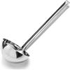 Forgast Mestolo Monoblock in Acciaio Inox, da Cucina con Manico Lungo, Cucchiaio da Salsa, per Brodo, Salsa e Zuppa, Utensile da Cucina, Argento, Diametro 16 cm, Capacità 1,2 litri