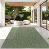 TT Home Tappeto Per Esterni Tappeto Cucina Balcone Terrazza Design Moderno Monocolore, Colore:Verde, Dimensione:120x160 cm