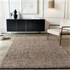 Carpetsale24, Tappeto in Cotone Chenille Marrone 140x200 cm Lavabile, Stile Boho, Vintage Kelim, Pelo Corto, Antiscivolo e Morbido, Monocromatico Mélange, Per Soggiorno, Camera, Ufficio e Cucina