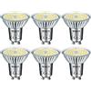 WSMCN GU10 10W Lampadine LED, Luce bianca fredda 6000K può sostituire la lampadina alogena PAR16 da 140W, AC230V 1050lm, 120° Angolo del Fascio, Illuminazione Lunga durata lampada faretti LED, 6 pezzi