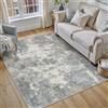 PureCozy Tappeto Salotto Moderno Astratto 120x180 cm Blu&Grigio