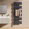 EMKE Scaldasalviette Elettrico con WIFI Termostato 160x60 cm,Antracite