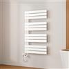 EMKE Scaldasalviette Elettrico 104x60 cm Bianco,600 W