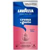 Lavazza 10 Capsule in alluminio Crema e Gusto Dolce Lavazza compatibili Nespresso