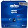 Lavazza 80 Capsule in alluminio Crema e Gusto Classico Lavazza compatibili Nespresso