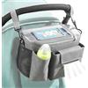 Generic Organizer per passeggino con portabicchieri, borsa per passeggino antiscivolo per neonati | custodia trasparente tattile, impermeabile, accessorio di archiviazione stretto per viaggi genitori e