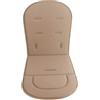 Sadocom Cuscino per passeggino e seggiolino auto, universale, traspirante, morbido (marrone)