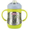 Nuby Tazza Termica per bambini 24mesi+ con Beccuccio, Grigio, 220 ml