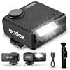 Godox iM30Pro iM30 Pro Mini Flash per Fotocamera, GN15 Flash Godox, AUTO e M, 550 Scatti, 1,5s, USB-C, Slitta a Contatto Singolo per Sony Canon Nikon Fujifilm Olympus Ricoh Leica Panasonic Pentax