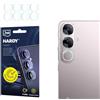 3mk Fusion Lens Protection Vetro ibrido per lente per Vivo V40 Lite 5G, Protezione lente, Senza perdita di qualità fotografica, Invisibile