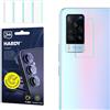 3mk Fusion Lens Protection Vetro ibrido per lente per Vivo X60t 5G, Protezione lente, Senza perdita di qualità fotografica, Invisibile