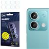 3mk Fusion Lens Protection Vetro ibrido per lente per Redmi Note 13 5G, Protezione lente, Senza perdita di qualità fotografica, Invisibile