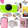 KODAK Printomatic fotocamera a stampa istantanea + custodia morbida + carta fotografica Zink 2x3 20pz + album + adesivo + cornici per adesivi + cornici sospese + pennarelli - Verde