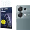 3mk Fusion Lens Protection Vetro ibrido per lente per Redmi Note 13 Pro 4G, Protezione lente, Senza perdita di qualità fotografica, Invisibile
