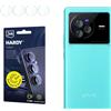 3mk Fusion Lens Protection Vetro ibrido per lente per Vivo X80, Protezione lente, Senza perdita di qualità fotografica, Invisibile