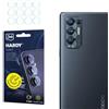 3mk Fusion Lens Protection Vetro ibrido per lente per Oppo Find X3 Neo 5G, Protezione lente, Senza perdita di qualità fotografica, Invisibile