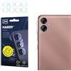 3mk Fusion Lens Protection Vetro ibrido per lente per Samsung Galaxy M04, Protezione lente, Senza perdita di qualità fotografica, Invisibile