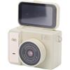 Bewinner Fotocamera Palmare con HD 1440P e Schermo Ribaltabile |Obiettivo Grandangolare, Registrazione di 1 Ora, Ricarica di Tipo C e Cinturino Anti-smarrimento per Vlogging/viaggi/uso (grigio chiaro)