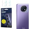 3mk Fusion Lens Protection Vetro ibrido per lente per Xiaomi Redmi Note 9T 5G, Protezione lente, Senza perdita di qualità fotografica, Invisibile