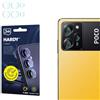 3mk Fusion Lens Protection Vetro ibrido per lente per Poco X5 Pro 5G, Protezione lente, Senza perdita di qualità fotografica, Invisibile