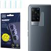 3mk Fusion Lens Protection Vetro ibrido per lente per Vivo X60 5G, Protezione lente, Senza perdita di qualità fotografica, Invisibile