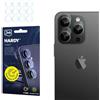 3mk Fusion Lens Protection Vetro ibrido per lente per Apple iPhone 15 Pro, Protezione lente, Senza perdita di qualità fotografica, Invisibile