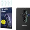 3mk Fusion Lens Protection Vetro ibrido per lente per Sony Xperia Pro I 5G, Protezione lente, Senza perdita di qualità fotografica, Invisibile