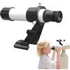 Generic Kids Finderscope Portable 5x24 Lente Finder Resin con Stable Outdoor | Accessori per telescopi astronomici per immagini inverse per bambini