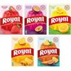 Royal Mix - Gelatina in polvere con una miscela di aromi | Fragola | Frutto della passione | Limone | Ananas | Tropicale | 5 confezioni da 4 oz | 30% di zucchero in meno