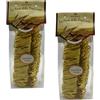 Apicoltura Brezzo Brezzo | Tagliatelle Artigianali al Limone | Pasta Lunga Tradizionale Grano Italiano - 2 x 250 Gr