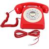 Gistuch Telefono vintage, retrò, antico, telefono da hotel, modello ReDial, con vivavoce, telefono fisso, ideale per l'ufficio