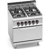 CUCINA A GAS 4 FUOCHI SU FORNO ELETTRICO 2/1