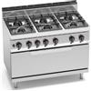 CUCINA A GAS 6 FUOCHI SU TUTTOFORNO A GAS