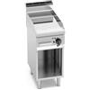 Fry top elettrico liscio in compound 40x70 - su vano