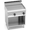 FRY TOP ELETTRICO RIGATO 80x70 - SU VANO